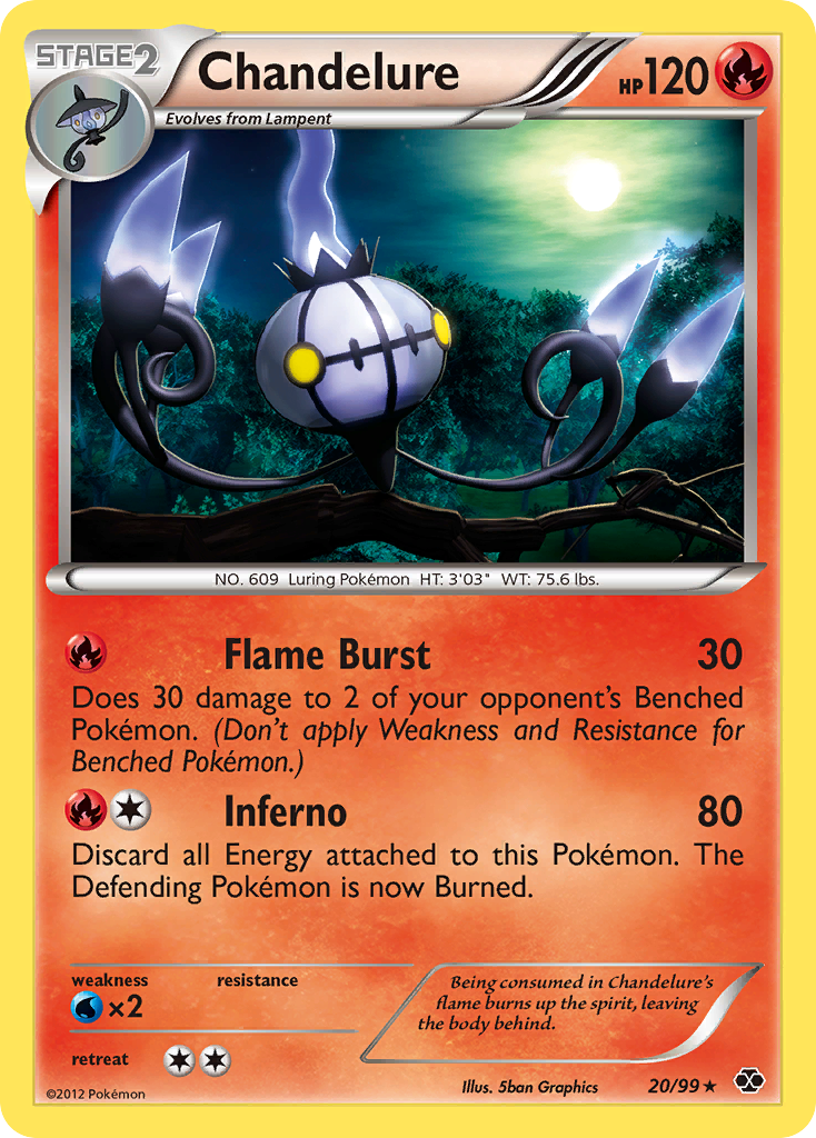 Chandelure (20/99) [Black & White: Next Destinies] | Tables and Towers