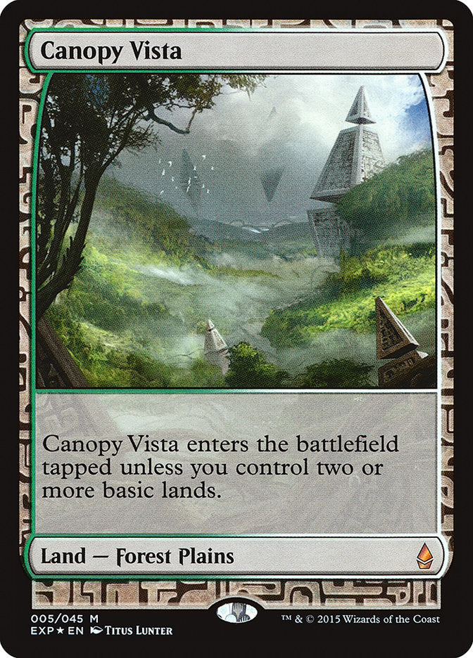 Canopy Vista [Zendikar Expeditions] | Tables and Towers