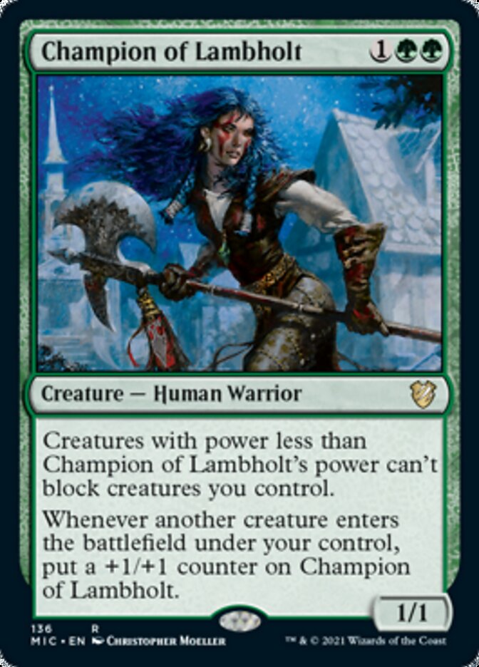 Champion of Lambholt [Innistrad: Midnight Hunt Commander] | Tables and Towers