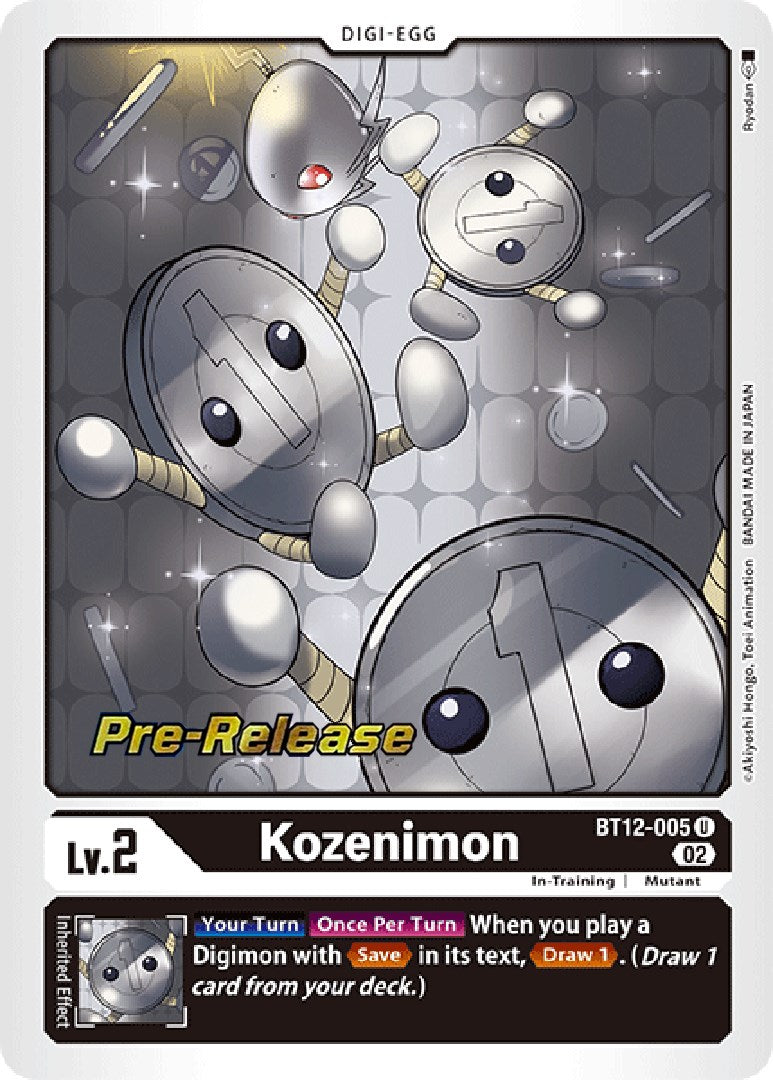 Kozenimon [BT12-005] [Across Time Pre-Release Cards] | Tables and Towers