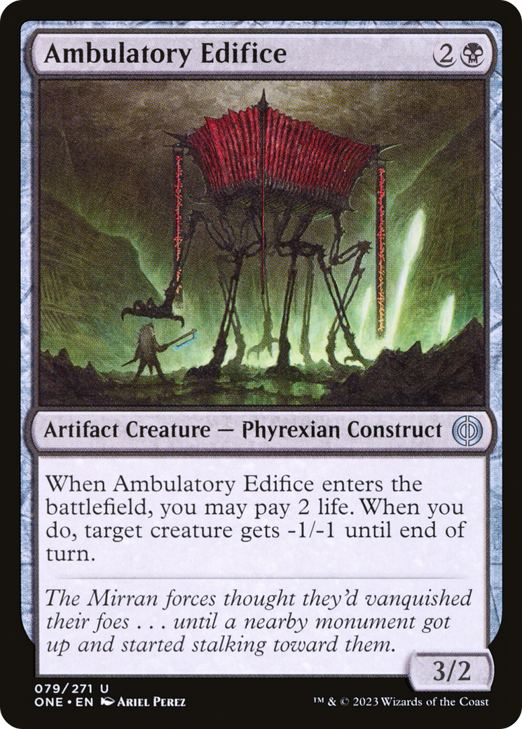 Ambulatory Edifice [Phyrexia: All Will Be One] | Tables and Towers