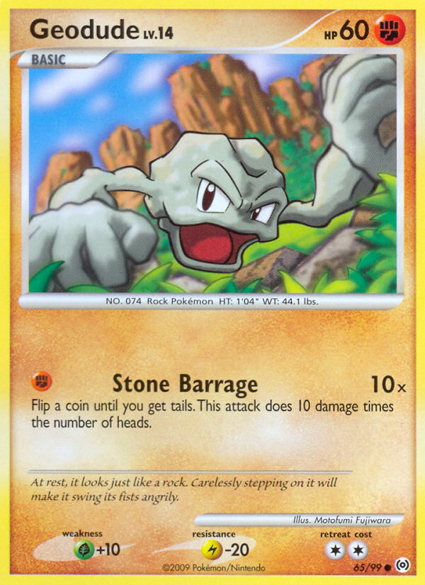 Geodude (65/99) [Platinum: Arceus] | Tables and Towers