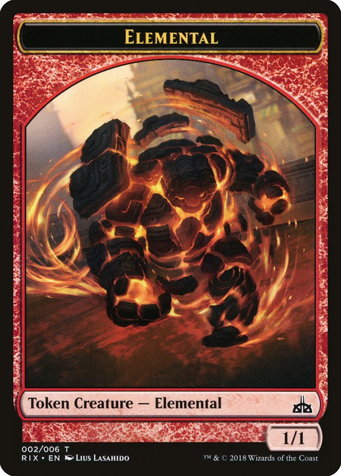 Elemental Token (002/006) [Rivals of Ixalan Tokens] | Tables and Towers