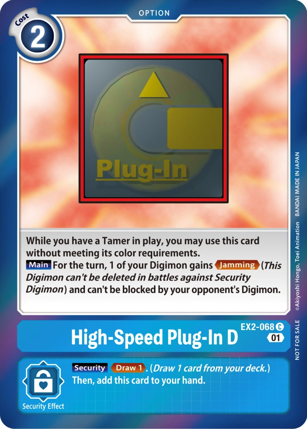 High-Speed Plug-In D [EX2-068] (Event Pack 4) [Digital Hazard Promos] | Tables and Towers