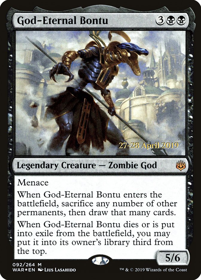 God-Eternal Bontu [War of the Spark Prerelease Promos] | Tables and Towers