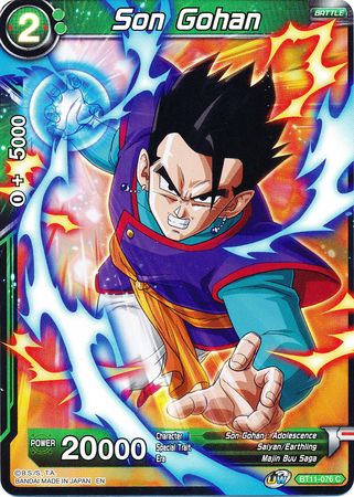 Son Gohan (Green) (BT11-076) [Vermilion Bloodline 2nd Edition] | Tables and Towers