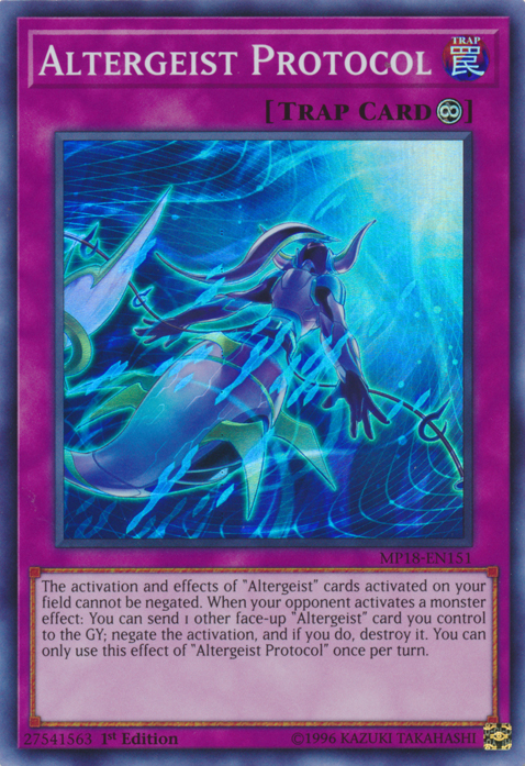 Altergeist Protocol [MP18-EN151] Super Rare | Tables and Towers