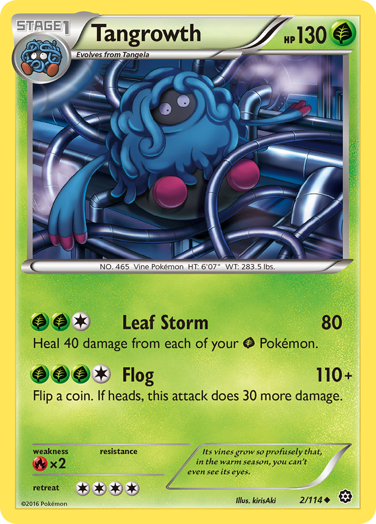 Tangrowth (2/114) [XY: Steam Siege] | Tables and Towers