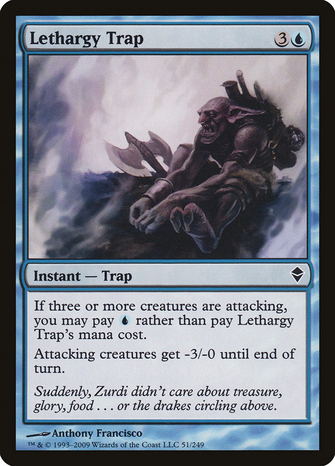 Lethargy Trap [Zendikar] | Tables and Towers