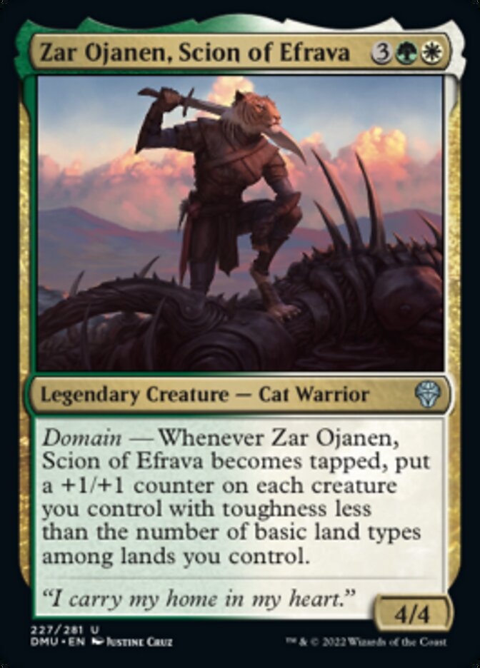 Zar Ojanen, Scion of Efrava [Dominaria United] | Tables and Towers