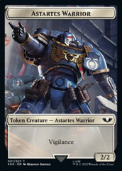 Astartes Warrior // Cherubael Double-Sided Token (Surge Foil) [Warhammer 40,000 Tokens] | Tables and Towers