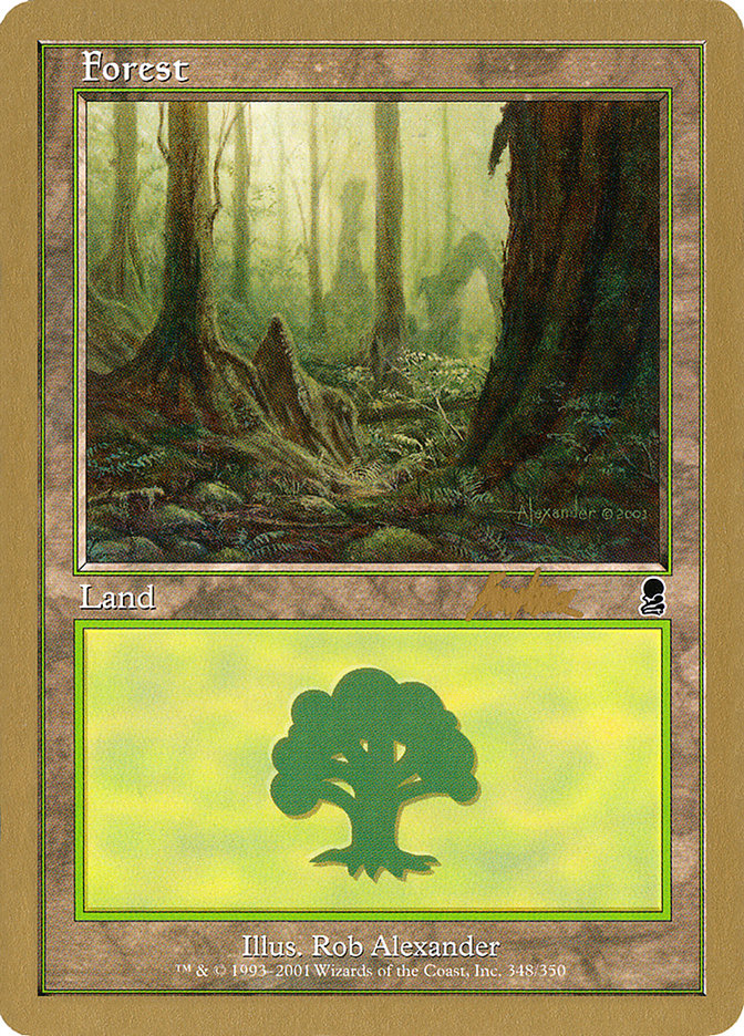 Forest (bk348) (Brian Kibler) [World Championship Decks 2002] | Tables and Towers