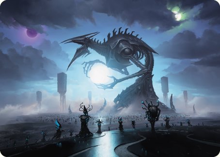 Blue Sun's Zenith Art Card [Phyrexia: All Will Be One Art Series] | Tables and Towers