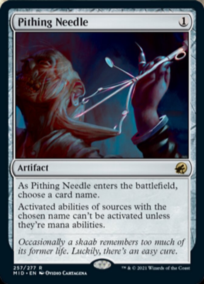 Pithing Needle [Innistrad: Midnight Hunt] | Tables and Towers