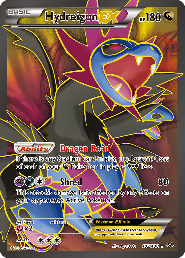 Hydreigon EX (103/108) [XY: Roaring Skies] | Tables and Towers