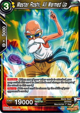 Master Roshi, All Warmed Up (BT5-087) [Miraculous Revival] | Tables and Towers