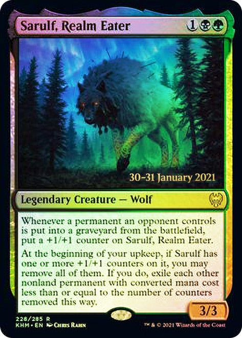 Sarulf, Realm Eater [Kaldheim Prerelease Promos] | Tables and Towers