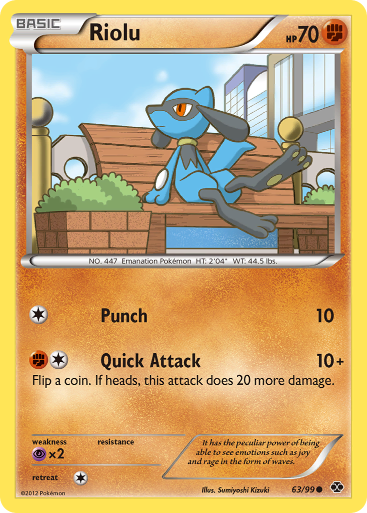 Riolu (63/99) [Black & White: Next Destinies] | Tables and Towers