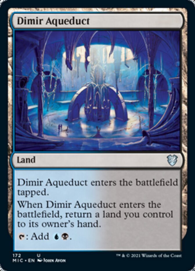 Dimir Aqueduct [Innistrad: Midnight Hunt Commander] | Tables and Towers