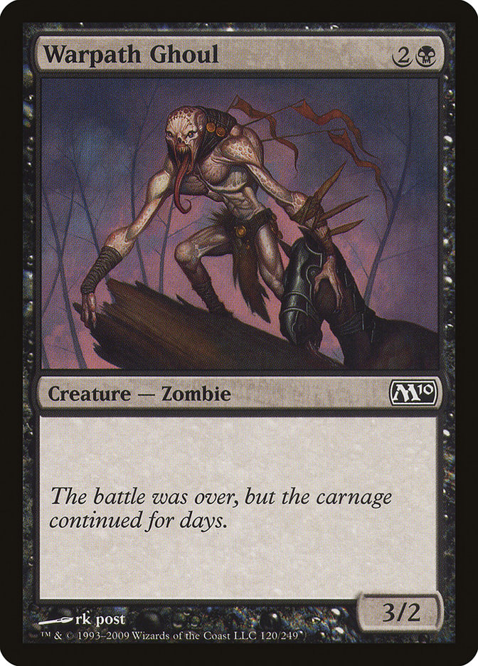 Warpath Ghoul [Magic 2010] | Tables and Towers