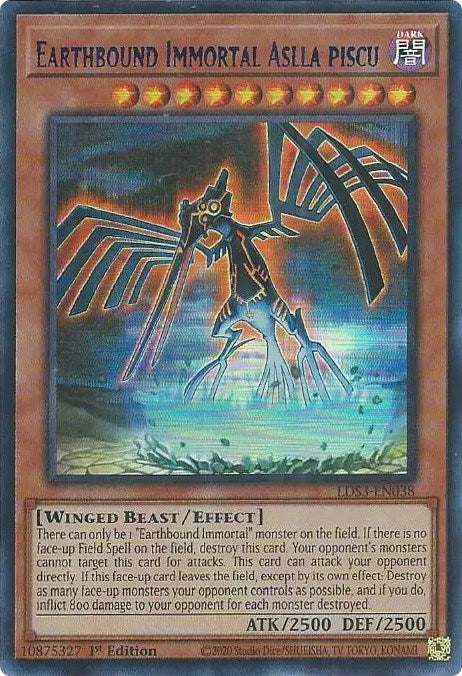 Earthbound Immortal Aslla piscu (Blue) [LDS3-EN038] Ultra Rare | Tables and Towers