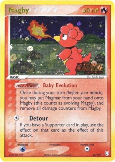 Magby (24/109) (Stamped) [EX: Team Rocket Returns] | Tables and Towers