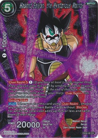 Masked Saiyan, the Mysterious Warrior (Foil) (EX02-02) [Dark Demon's Villains] | Tables and Towers