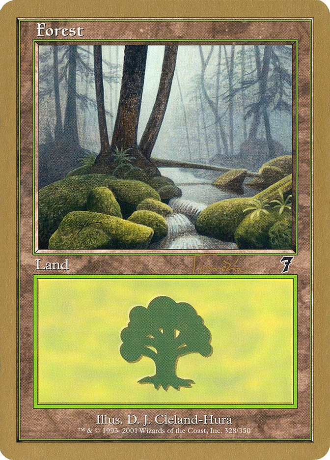 Forest (jt328) (Jan Tomcani) [World Championship Decks 2001] | Tables and Towers