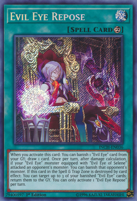 Evil Eye Repose [INCH-EN036] Secret Rare | Tables and Towers