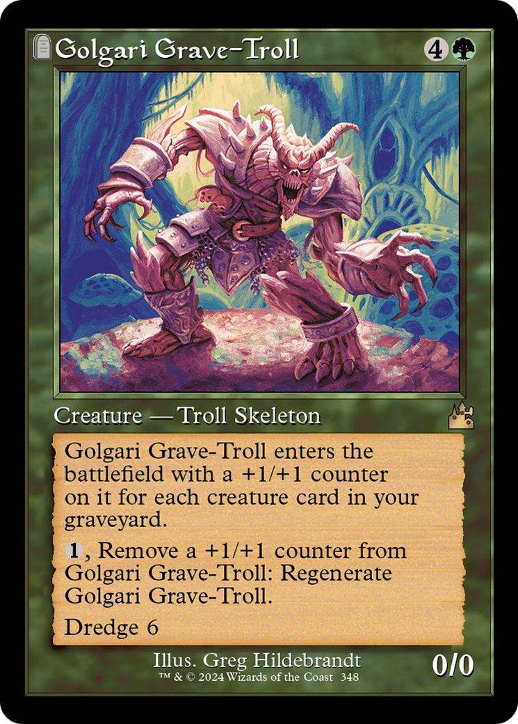 Golgari Grave-Troll (Retro Frame) [Ravnica Remastered] | Tables and Towers