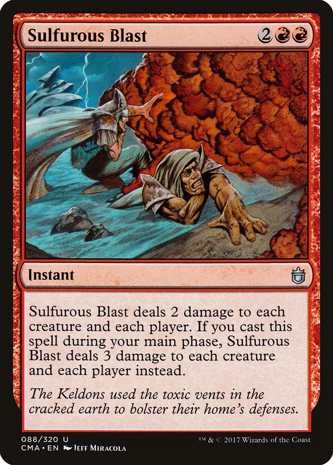 Sulfurous Blast [Commander Anthology] | Tables and Towers