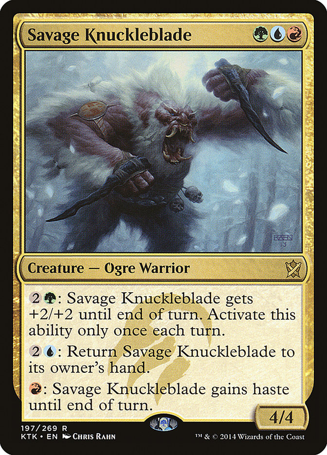 Savage Knuckleblade [Khans of Tarkir] | Tables and Towers
