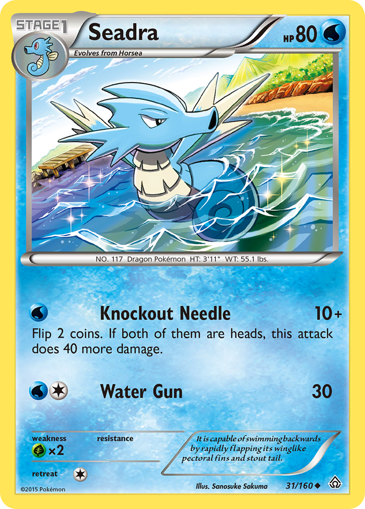 Seadra (31/160) [XY: Primal Clash] | Tables and Towers