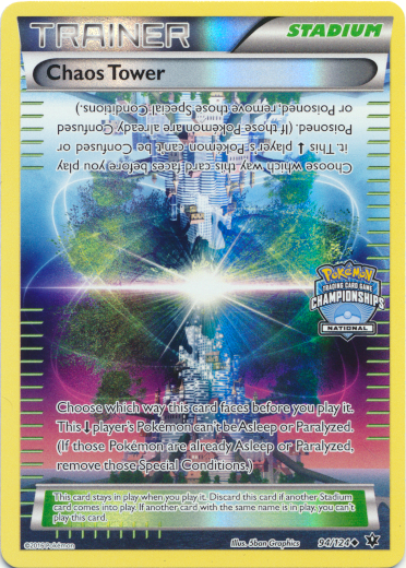 Chaos Tower (94/124) (National Championship Promo) [XY: Fates Collide] | Tables and Towers