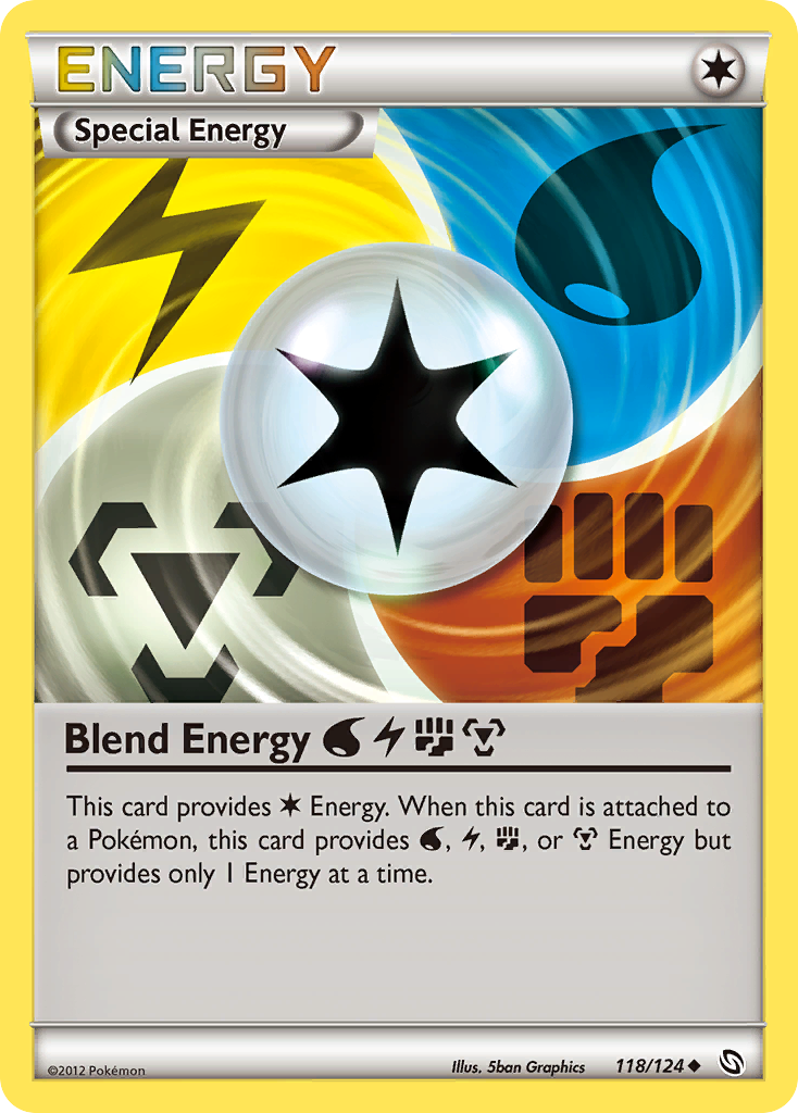 Blend Energy WaterLightningFightingMetal (118/124) [Black & White: Dragons Exalted] | Tables and Towers