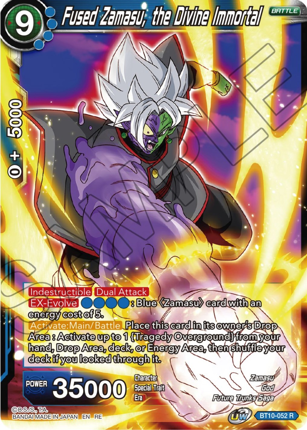 Fused Zamasu, the Divine Immortal (Reprint) (BT10-052) [Ultimate Deck 2023] | Tables and Towers