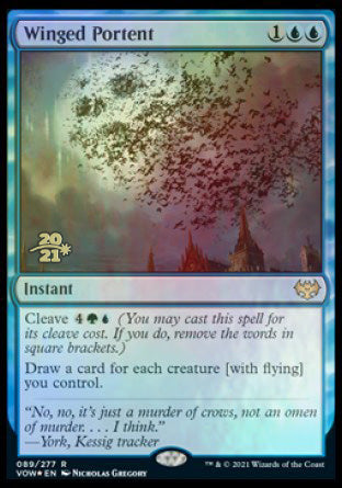 Winged Portent [Innistrad: Crimson Vow Prerelease Promos] | Tables and Towers