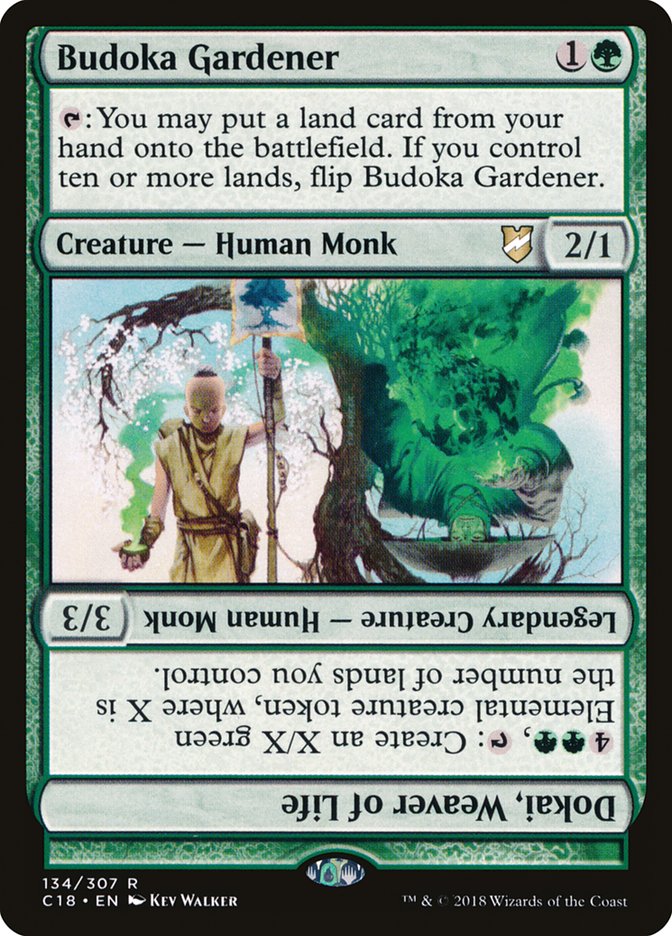 Budoka Gardener // Dokai, Weaver of Life [Commander 2018] | Tables and Towers