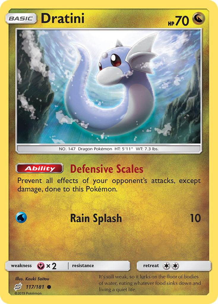 Dratini (117/181) [Sun & Moon: Team Up] | Tables and Towers