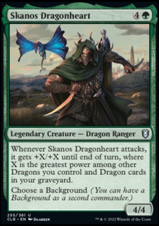 Skanos Dragonheart [Commander Legends: Battle for Baldur's Gate] | Tables and Towers