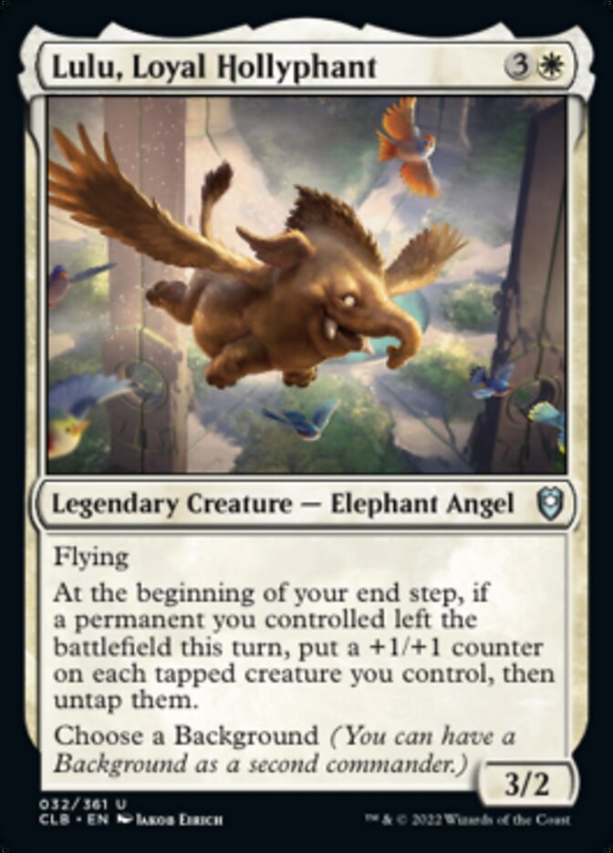 Lulu, Loyal Hollyphant [Commander Legends: Battle for Baldur's Gate] | Tables and Towers