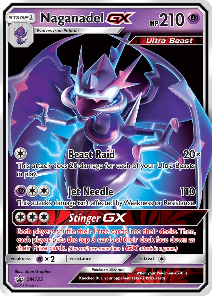 Naganadel GX (SM125) [Sun & Moon: Black Star Promos] | Tables and Towers