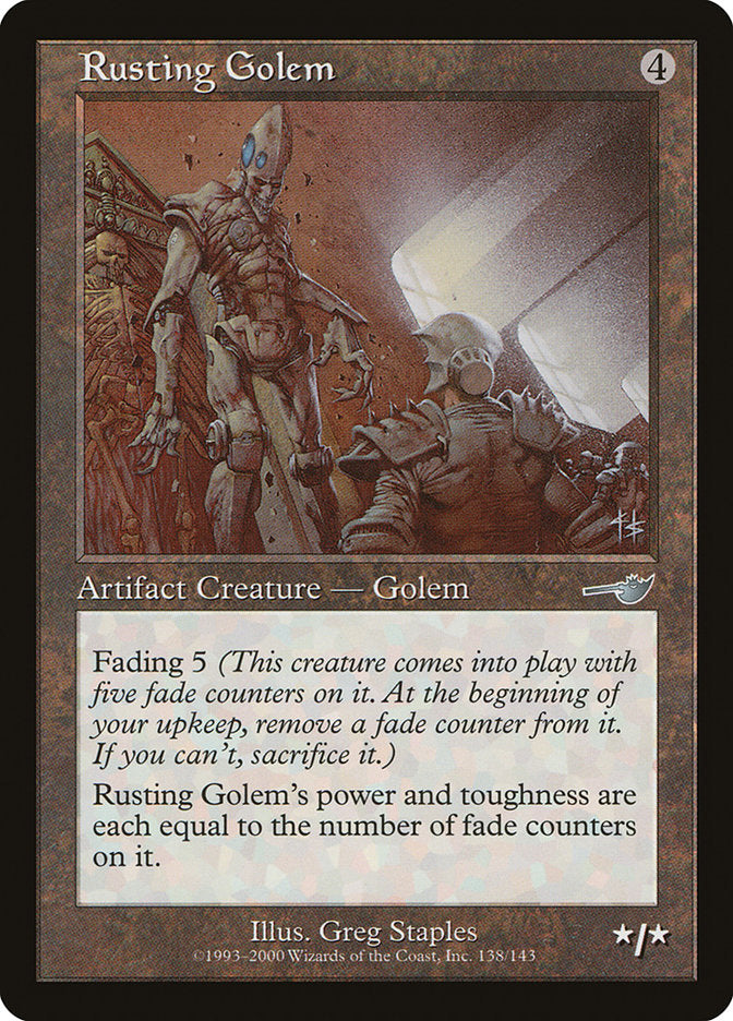 Rusting Golem [Nemesis] | Tables and Towers