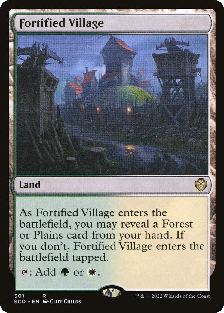 Fortified Village [Starter Commander Decks] | Tables and Towers