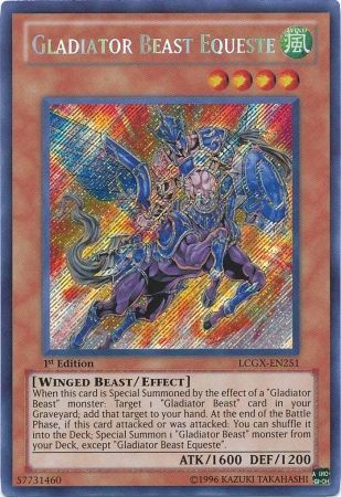 Gladiator Beast Equeste [LCGX-EN251] Secret Rare | Tables and Towers