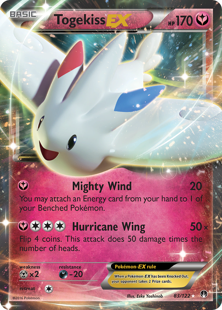 Togekiss EX (83/122) [XY: BREAKpoint] | Tables and Towers