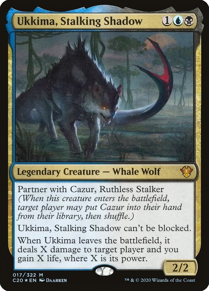 Ukkima, Stalking Shadow [Commander 2020] | Tables and Towers