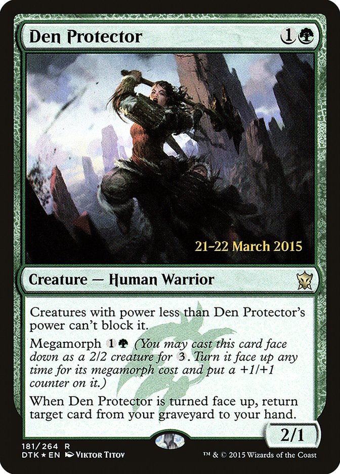 Den Protector [Dragons of Tarkir Prerelease Promos] | Tables and Towers