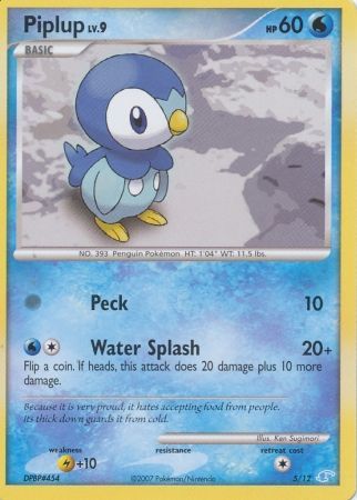 Piplup (5/12) [Diamond & Pearl: Trainer Kit - Manaphy] | Tables and Towers