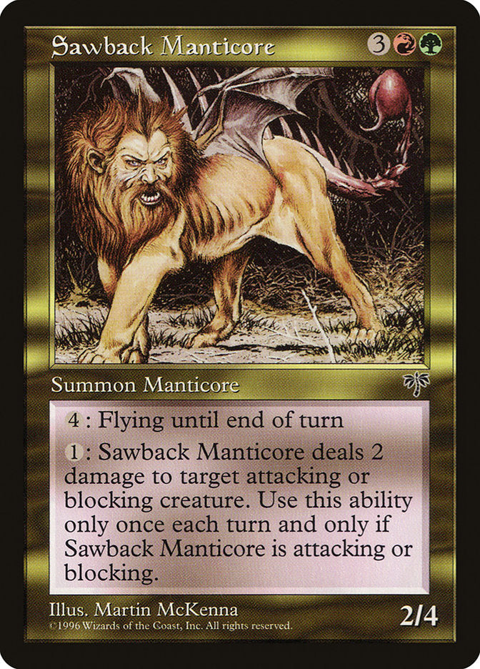 Sawback Manticore [Mirage] | Tables and Towers